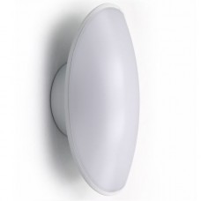 Φωτιστικό Απλίκα LED 8W 230V 640Lm 3000K Θερμό Φως Αλουμινίου Λευκό IP54 3-11420